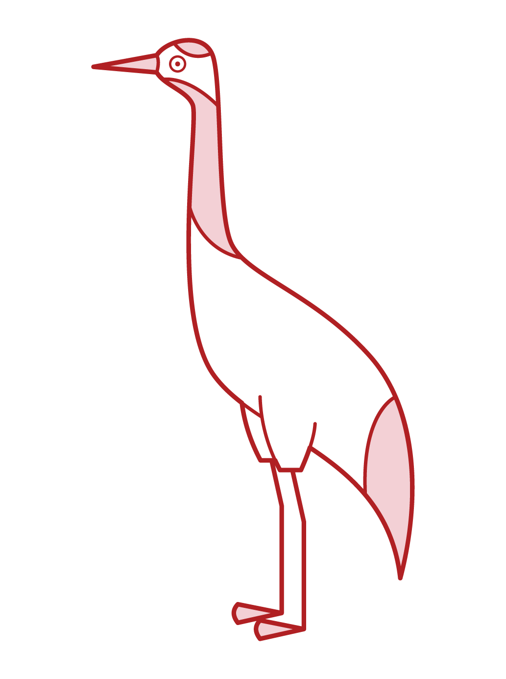 Illustration of a crane