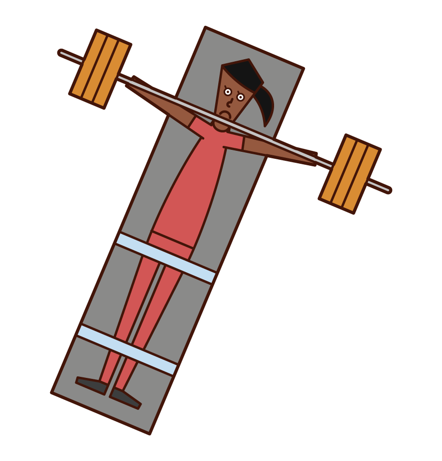 패럴림픽 에서 파워 리프팅 선수 (여성)의 그림