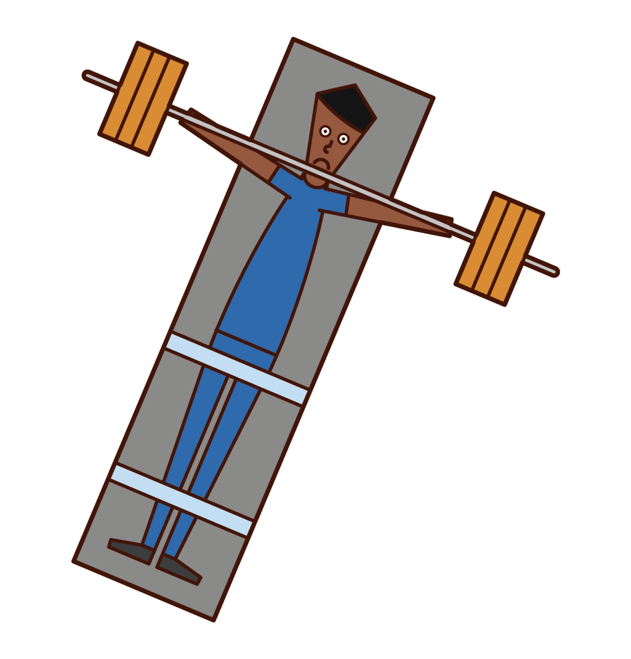 패럴림픽 에서 파워 리프팅 선수 (남성)의 그림