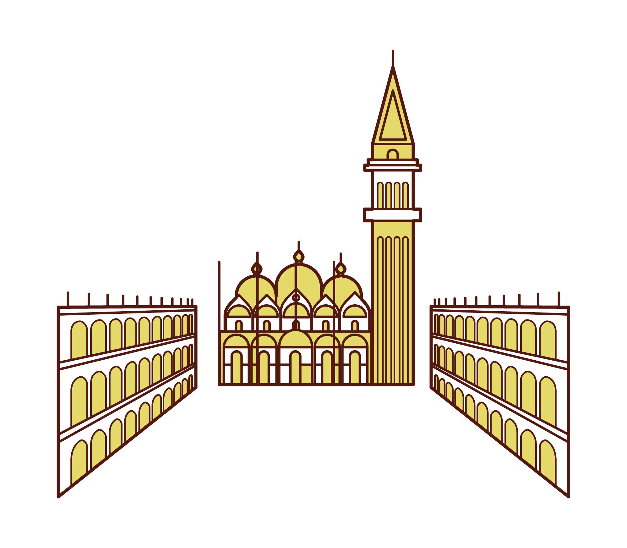 Illustration of Piazza San Marco