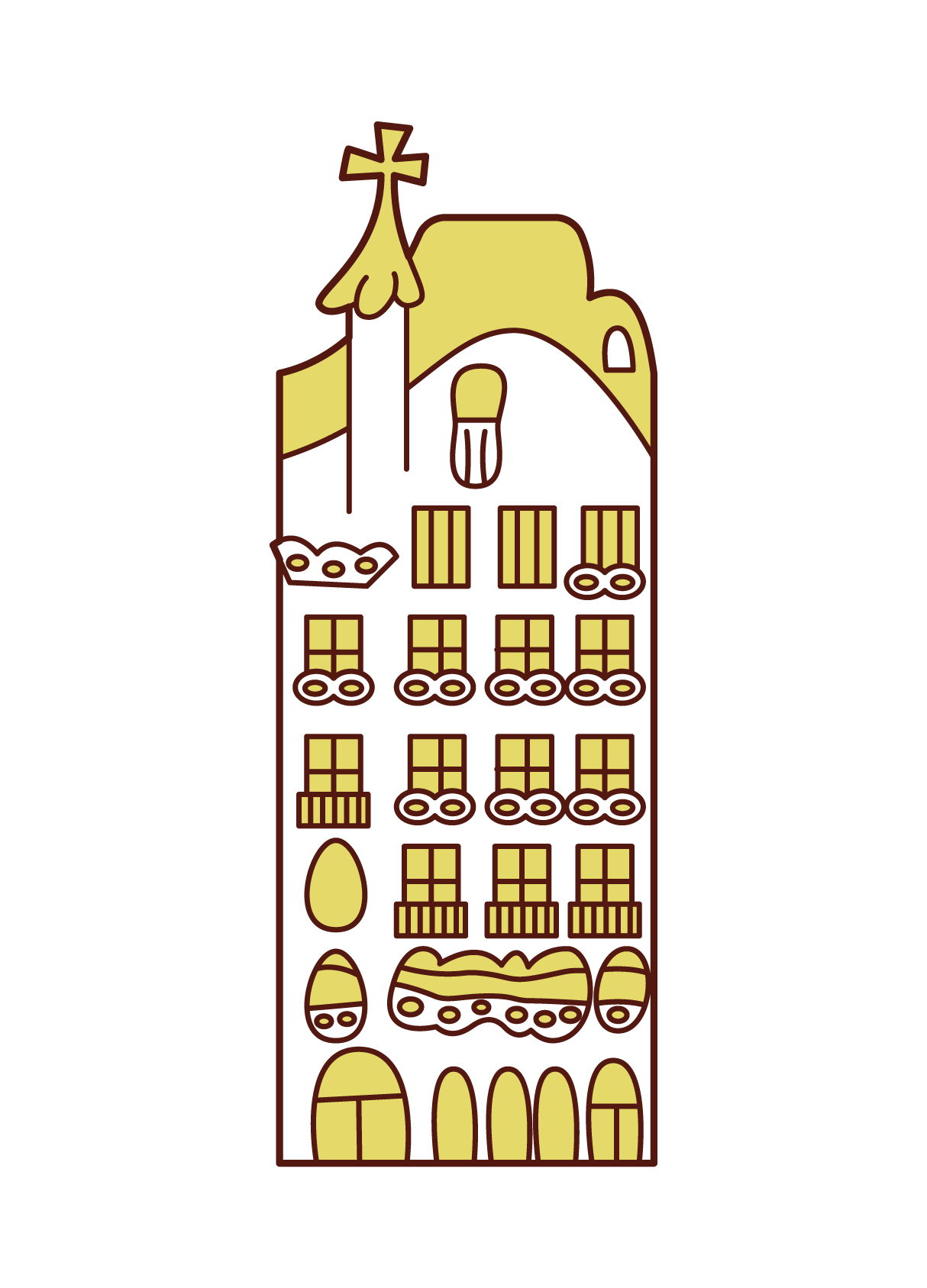 Illustration of Casa Batllo