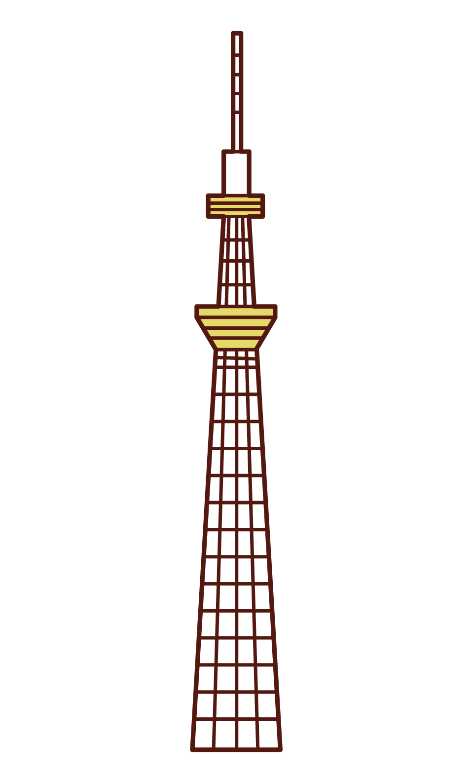 Illustration of Tokyo Sky Tree