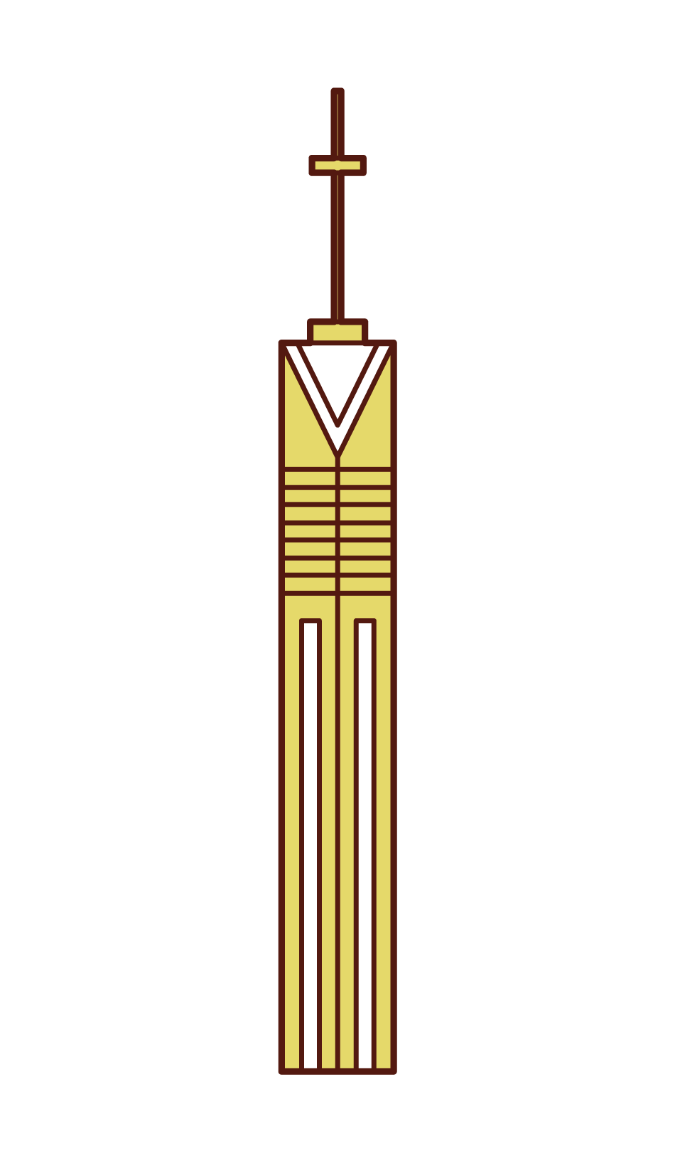 Illustration of Fukuoka Tower