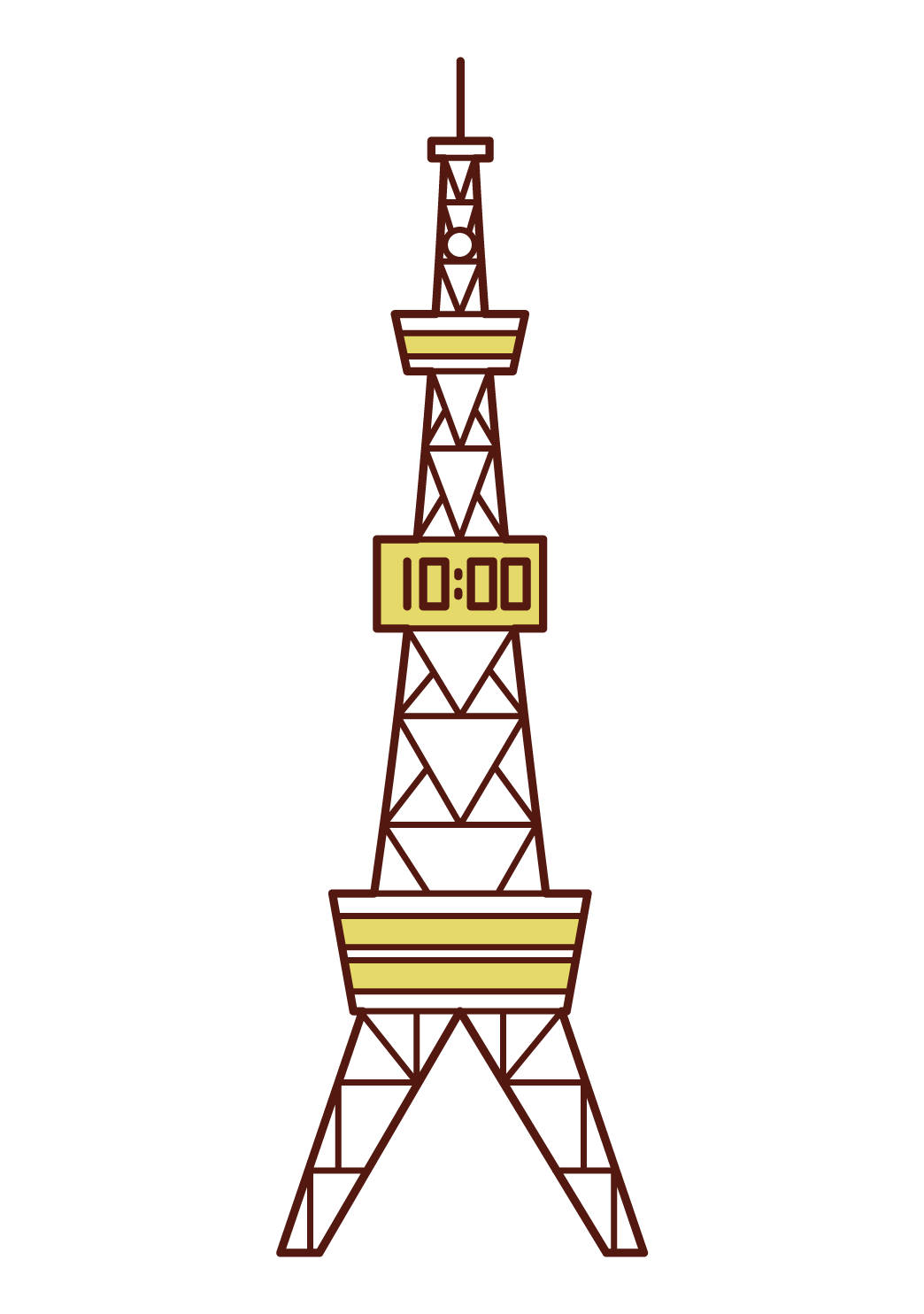 Illustration of Sapporo TV Tower