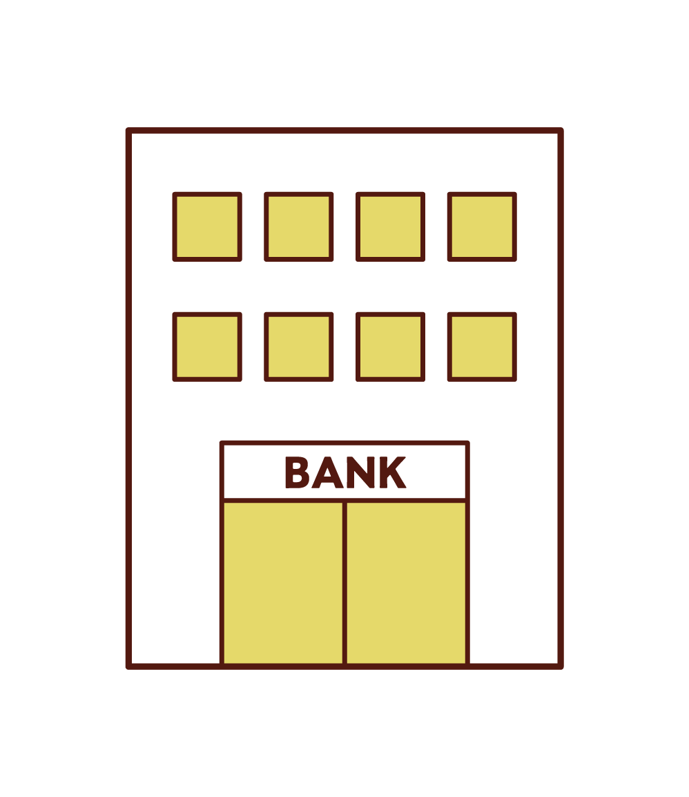 銀行のイラスト