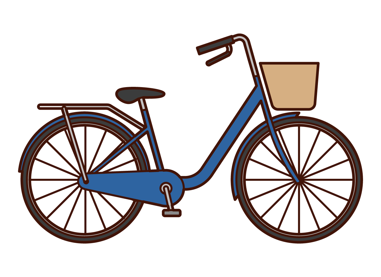 自転車のイラスト