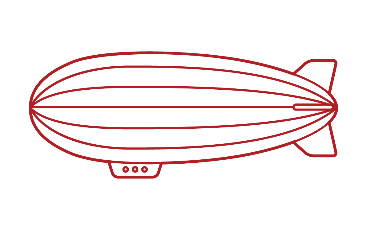 Illustration of an airship