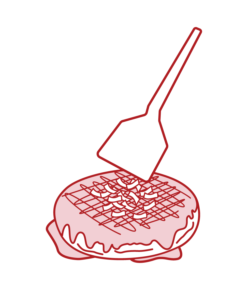 Okonomiyaki Illustrations