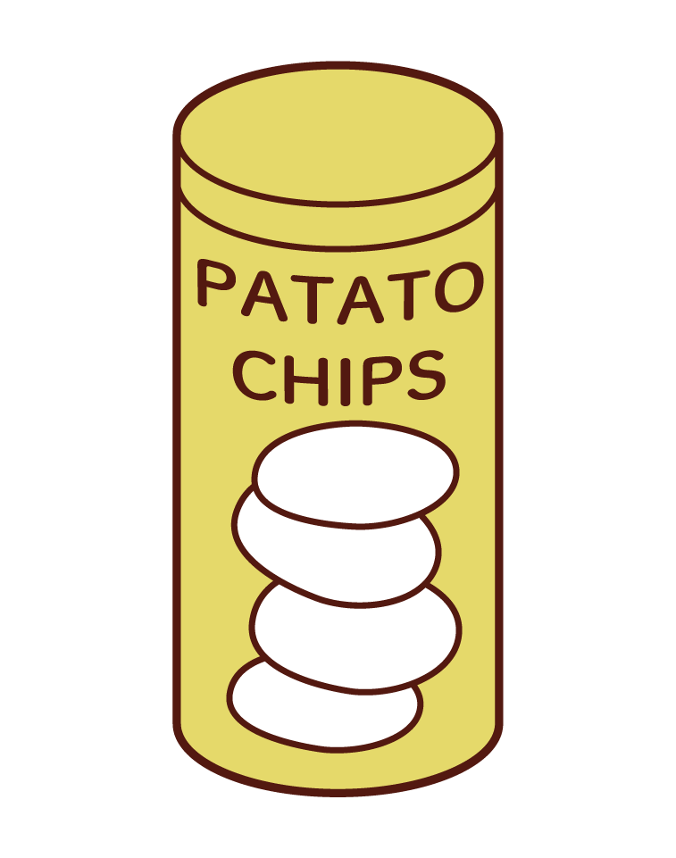 감자 칩의 그림