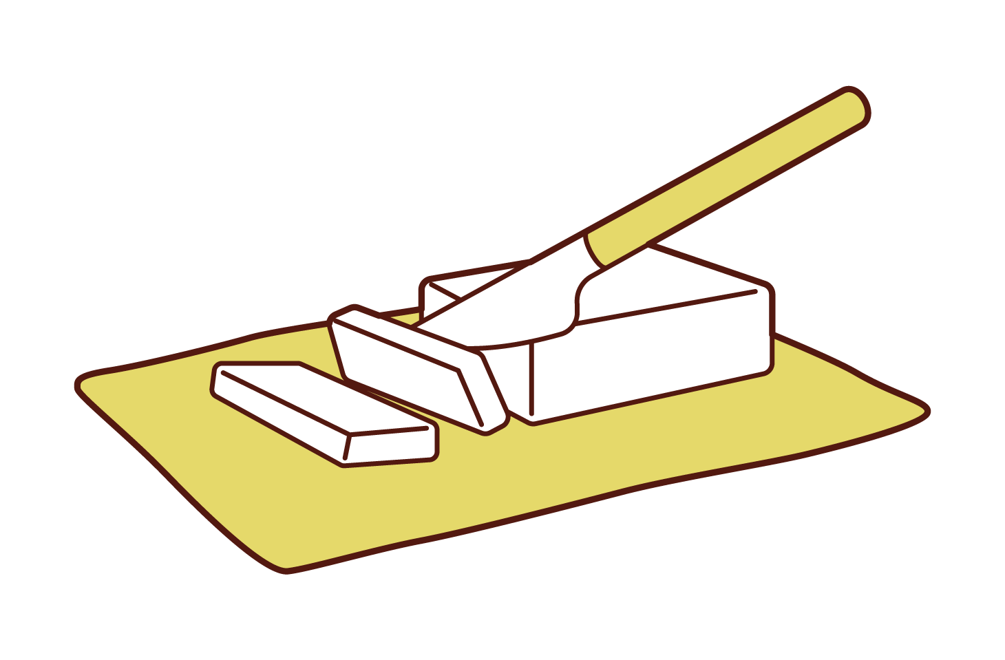 Illustration of butter