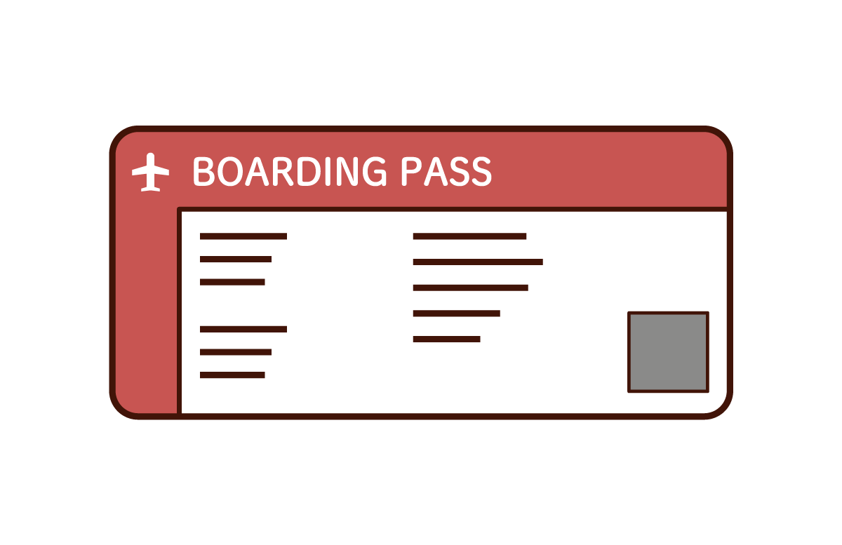 Illustration of the ticket