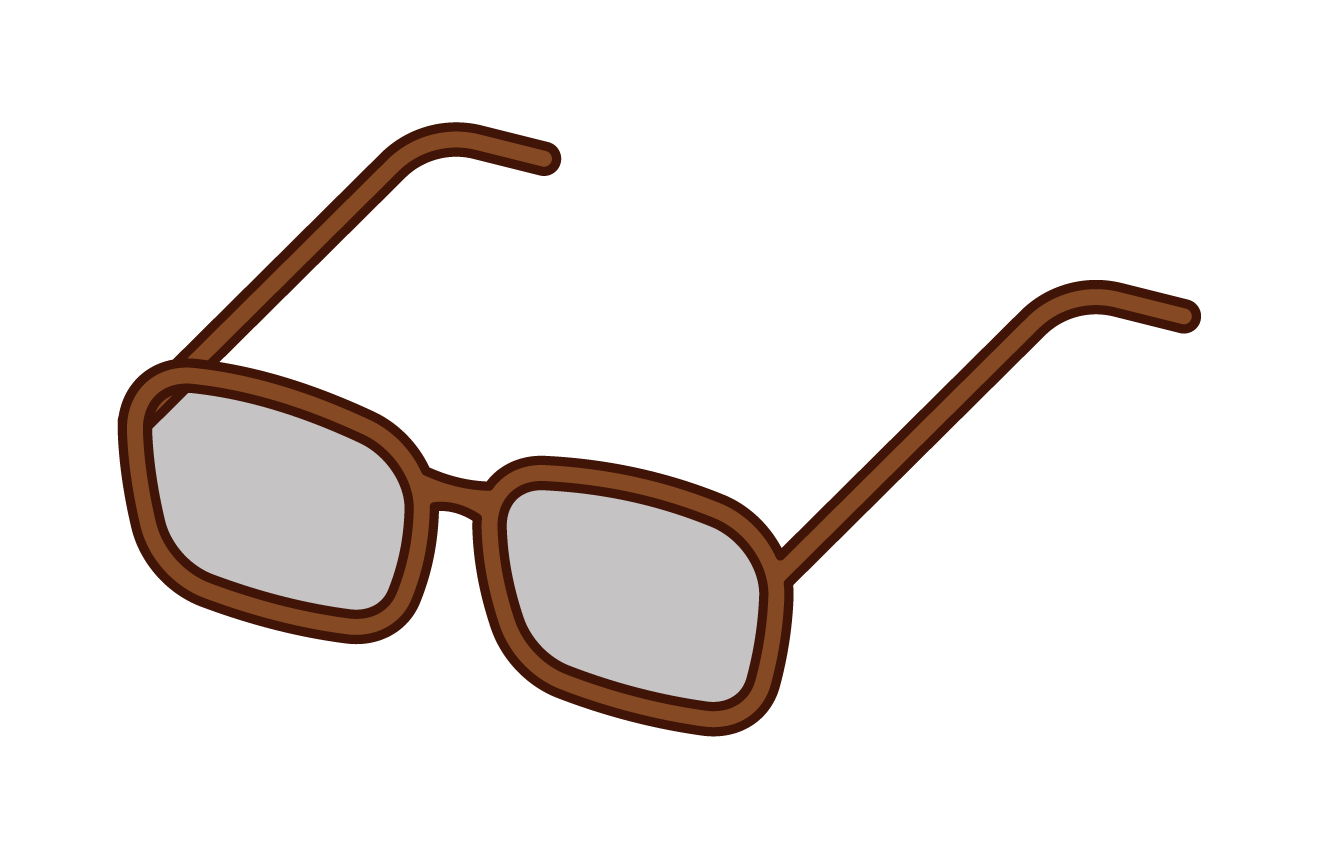 メガネのイラスト
