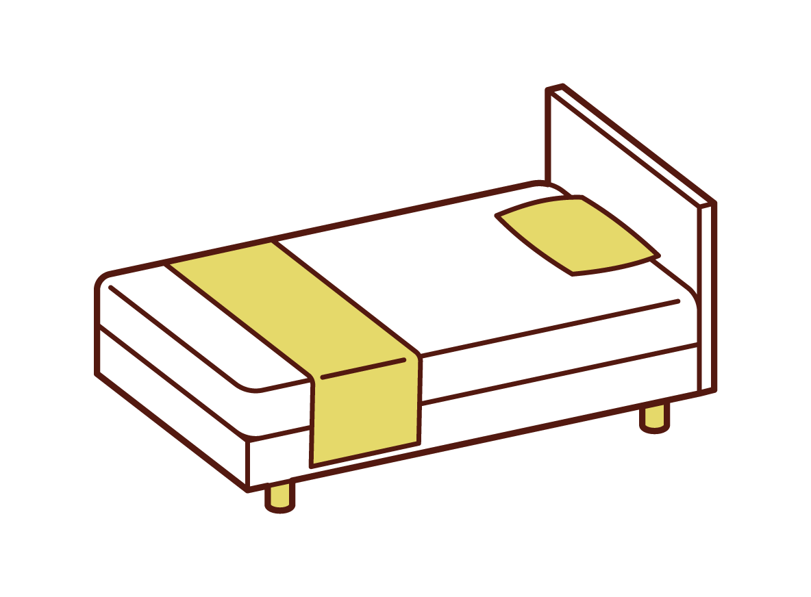 Wooden Bed Illustrations