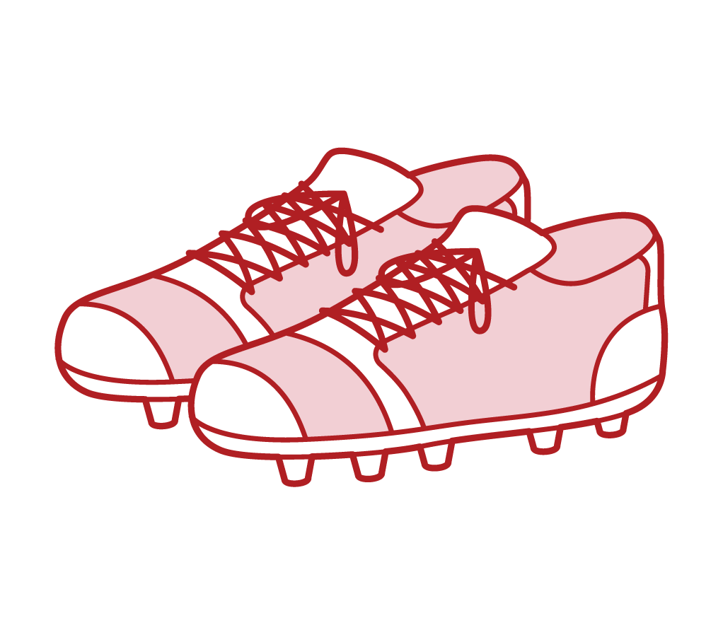 Illustration of soccer shoes