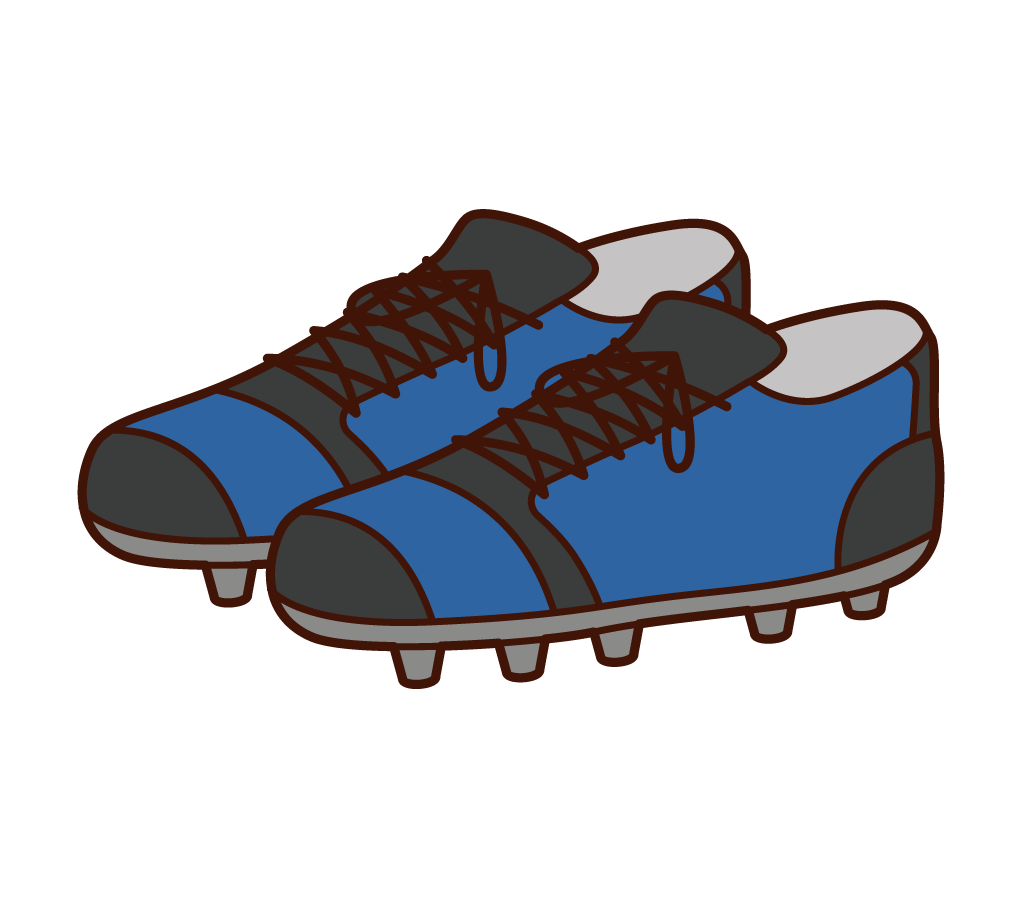 Illustration of soccer shoes
