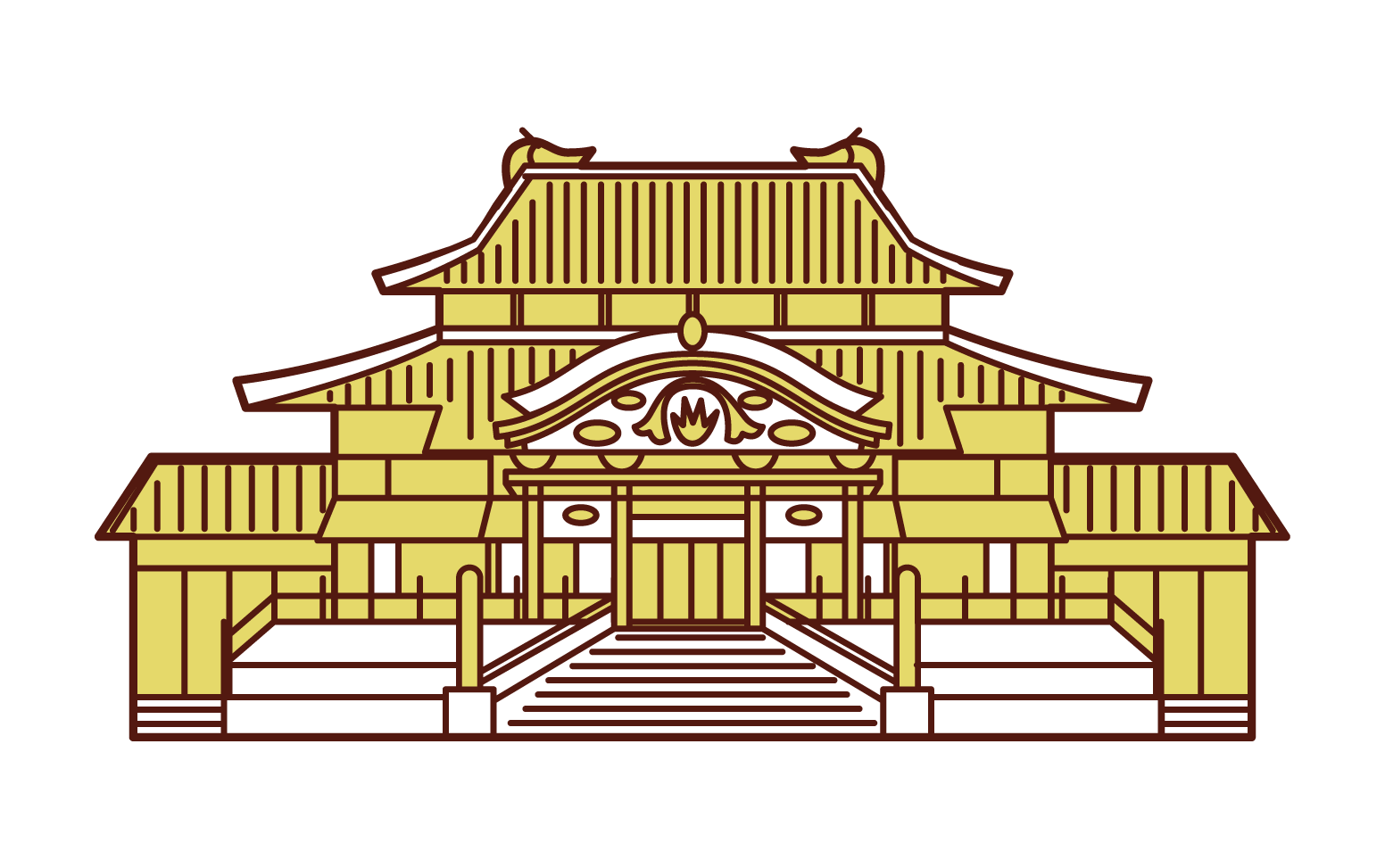 Illustration of Shuri Castle