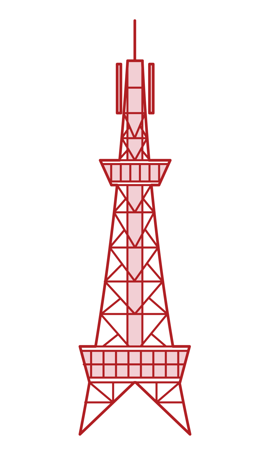 名古屋テレビ塔のイラスト