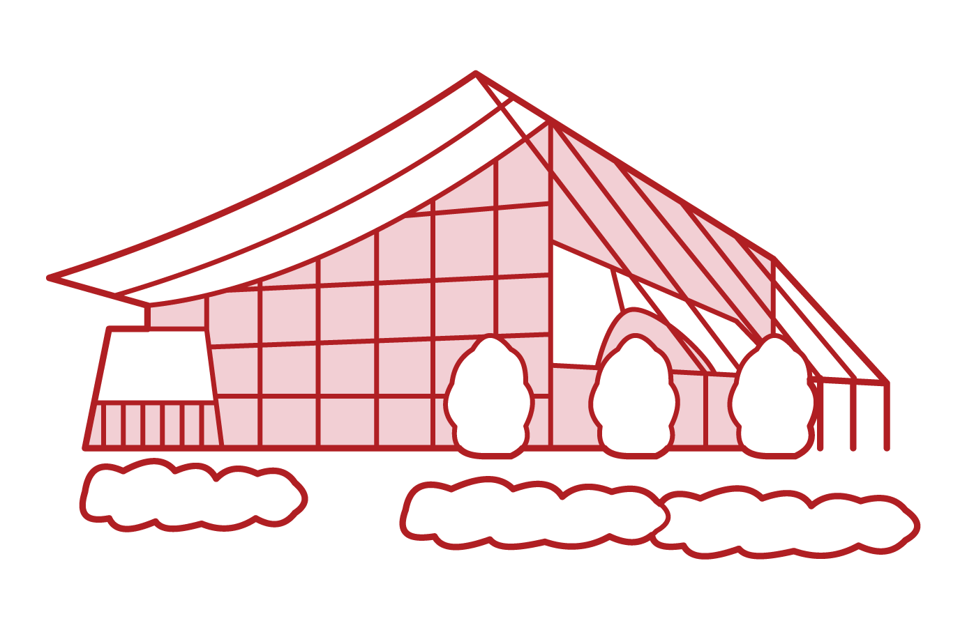 Illustration of Makuhari Messe