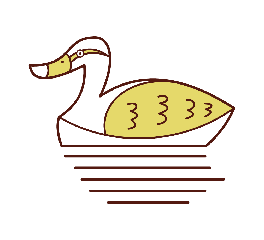 Illustration of a duck