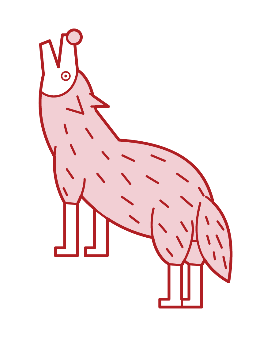 포효하는 늑대의 그림