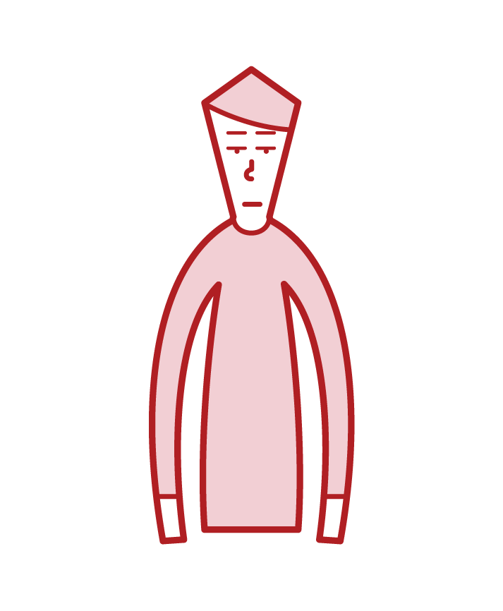 無表情の人 男性 のイラスト Kukukeke ククケケ