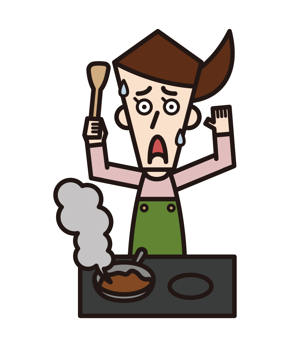 Illustration of a cook (male)