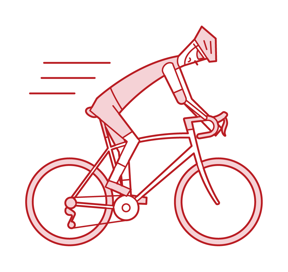 殘奧會自行車運動員（男子）插圖