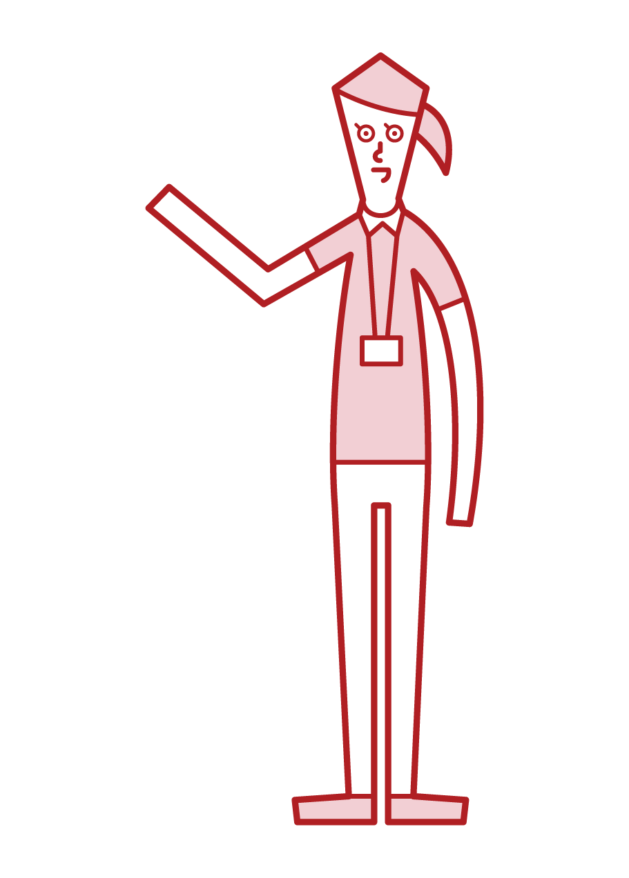 保健師 女性 のイラスト フリーイラスト素材集 Kukukeke