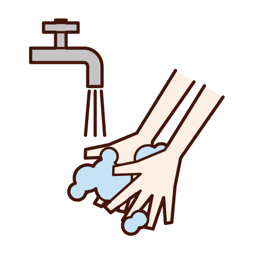 洗手的插圖