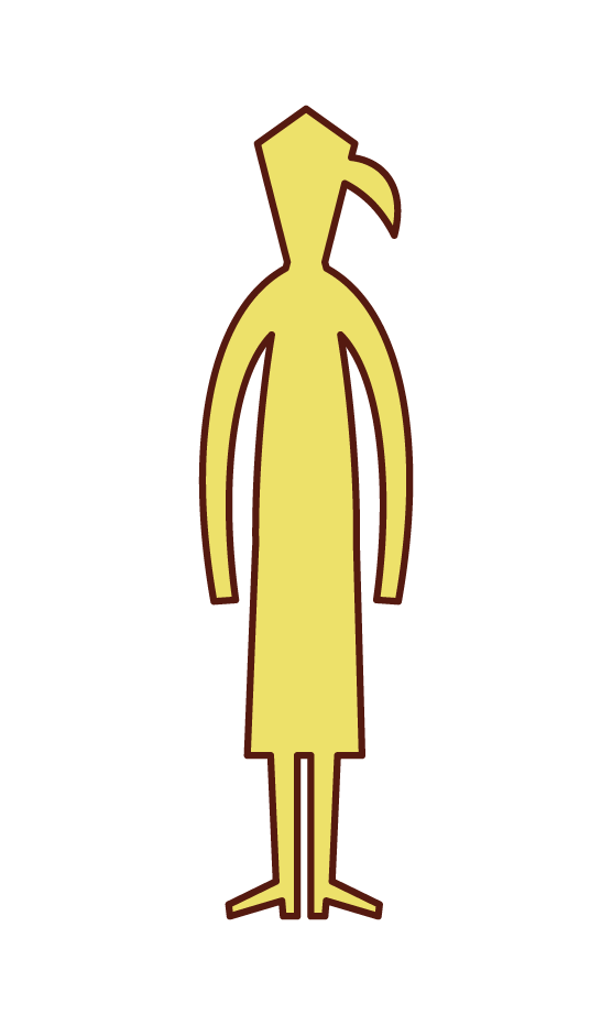 Illustration of a man's silhouette (man and woman)