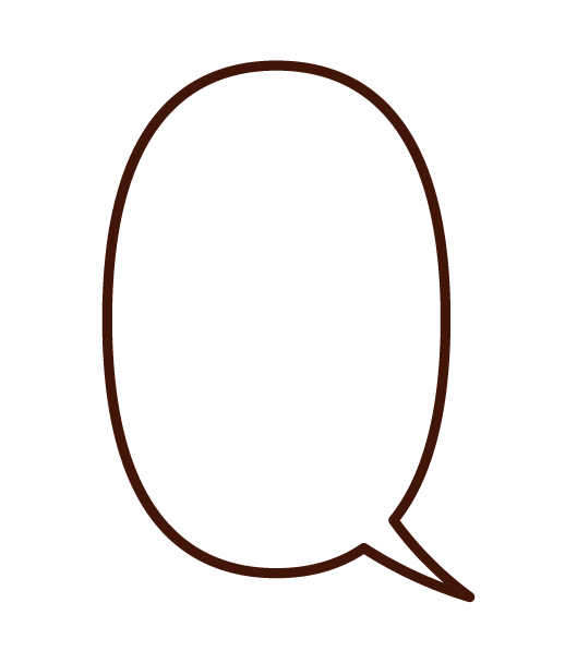 Illustration of an oval callout