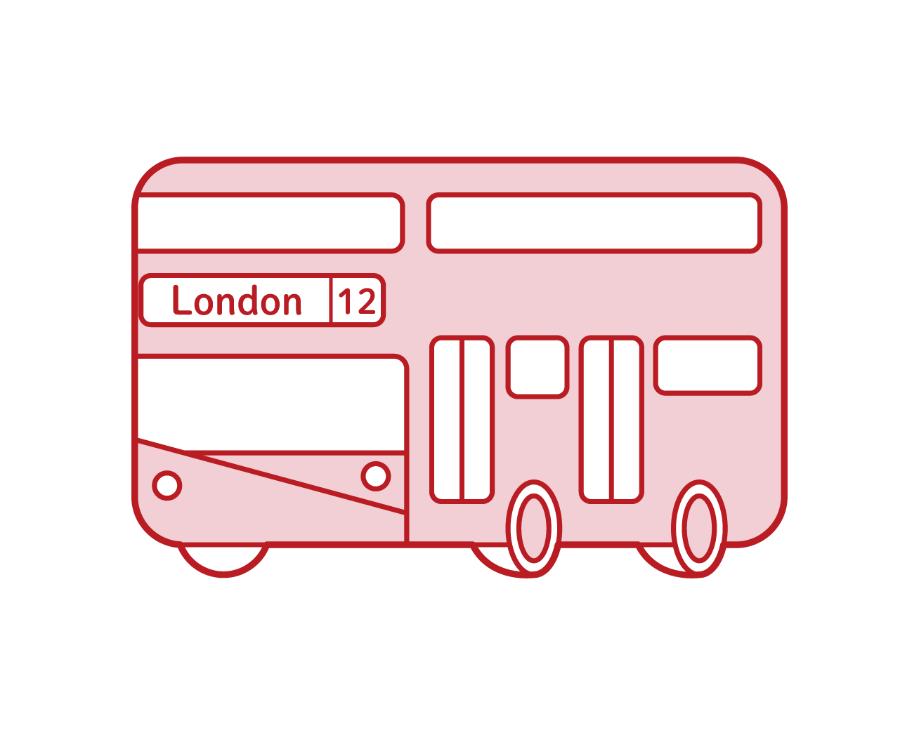 倫敦巴士插圖