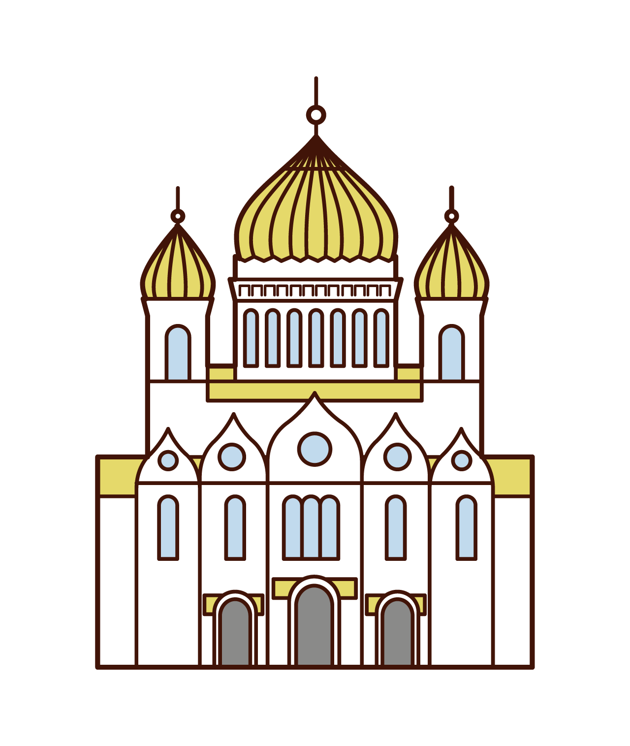 Illustration of The Cathedral of Christ of the Mess