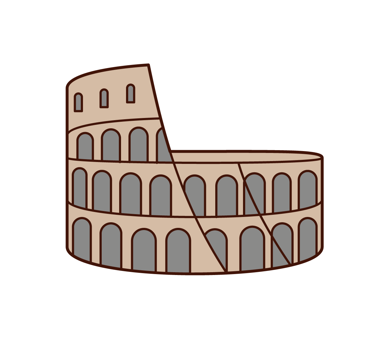 Illustration of the Colosseum