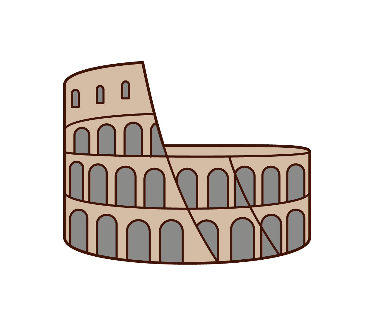 Illustration of Sant'Angelo Castle