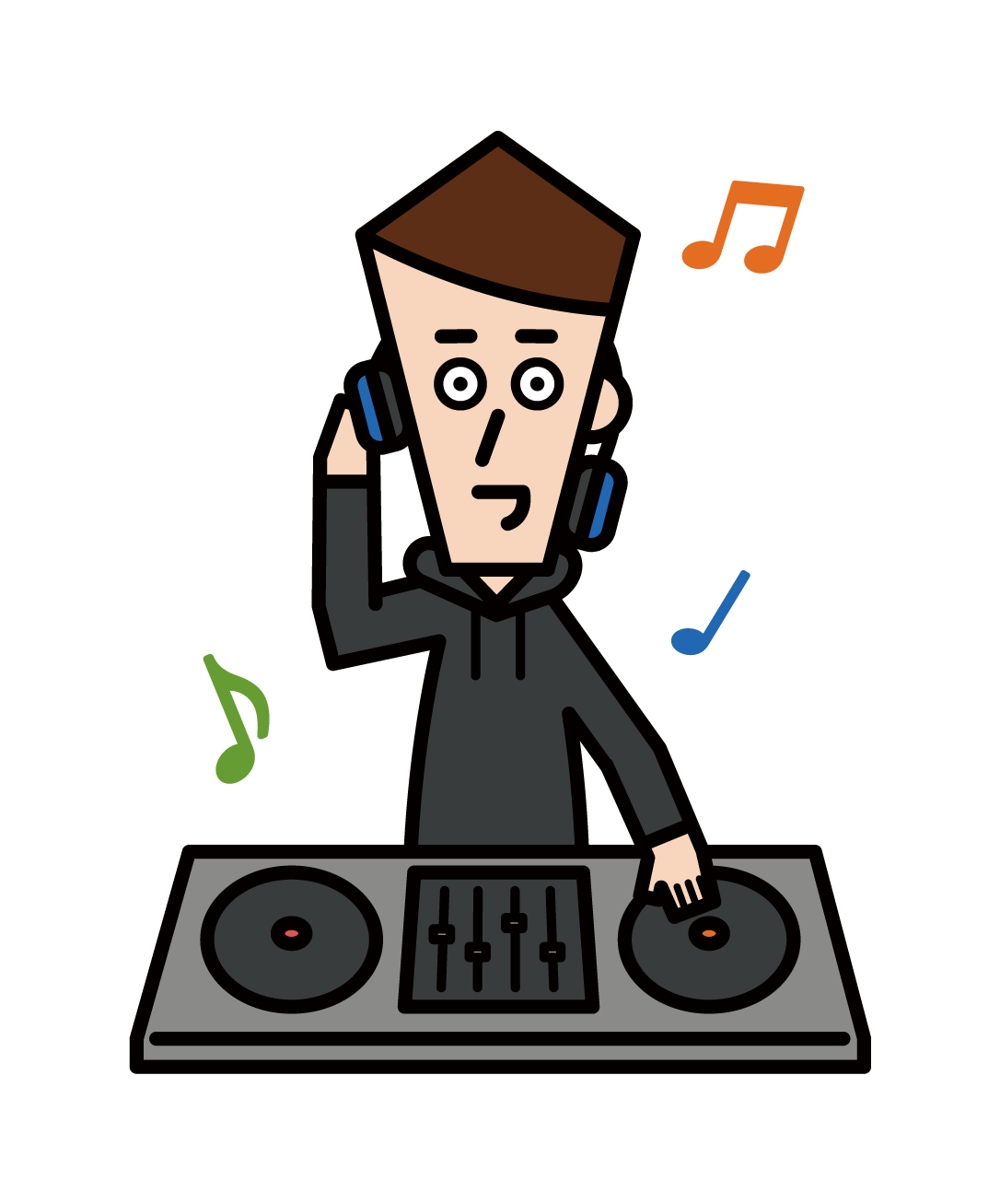 Illustration of DJ (Male)