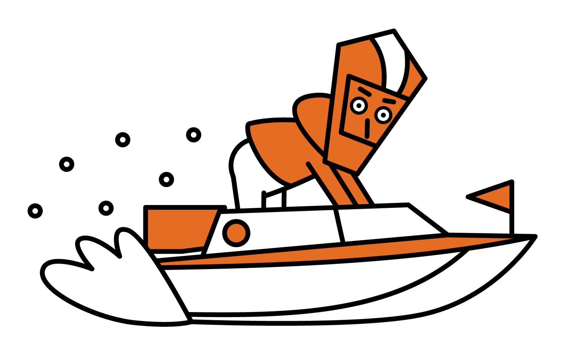 賽艇運動員（男性）的插圖