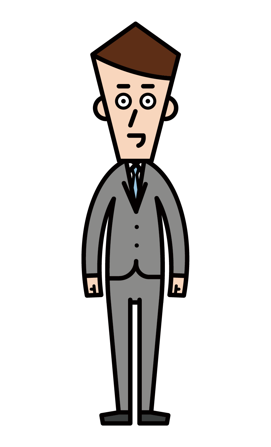 Illustration of a man in a suit