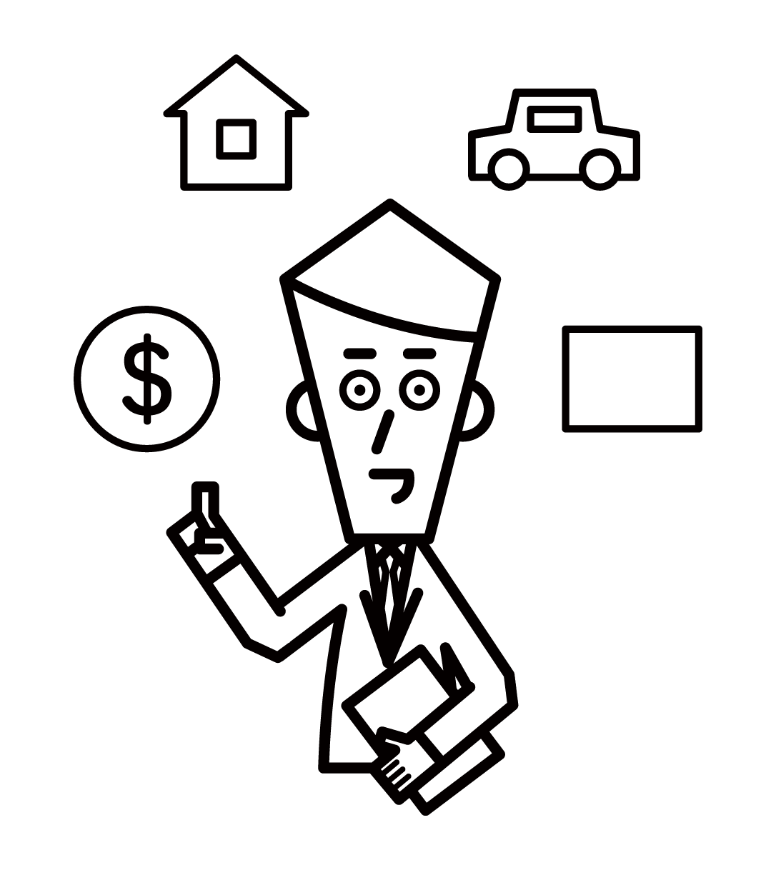 Illustration of a Financial Planner (Male)