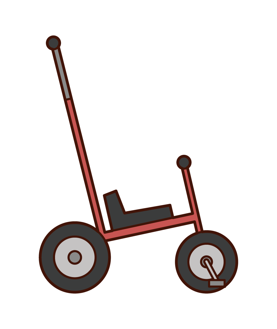 三輪車のイラスト