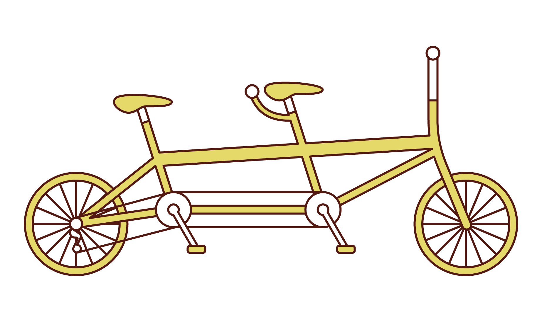 串聯自行車插圖