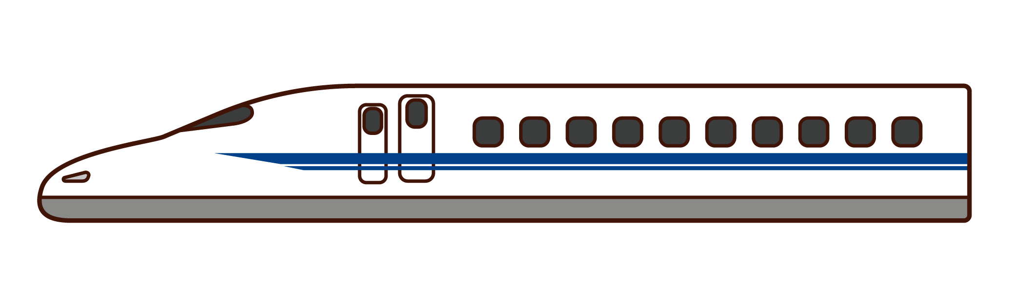 Illustration of Shinkansen