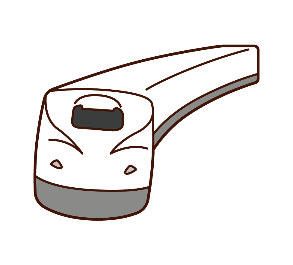 Illustration of Shinkansen