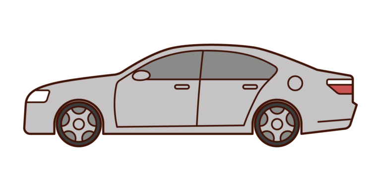 横から見た自動車のイラスト – フリーイラスト素材集 KuKuKeKe