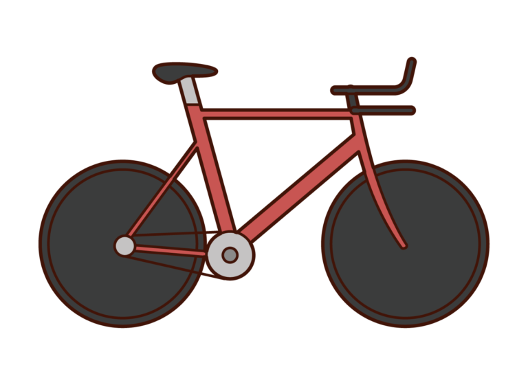 산악 자전거 일러스트