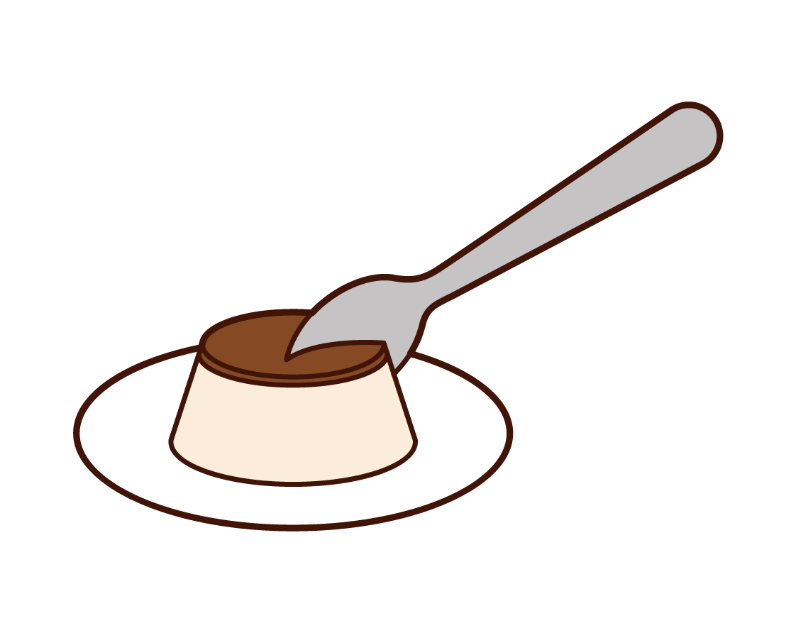 Illustration of pudding