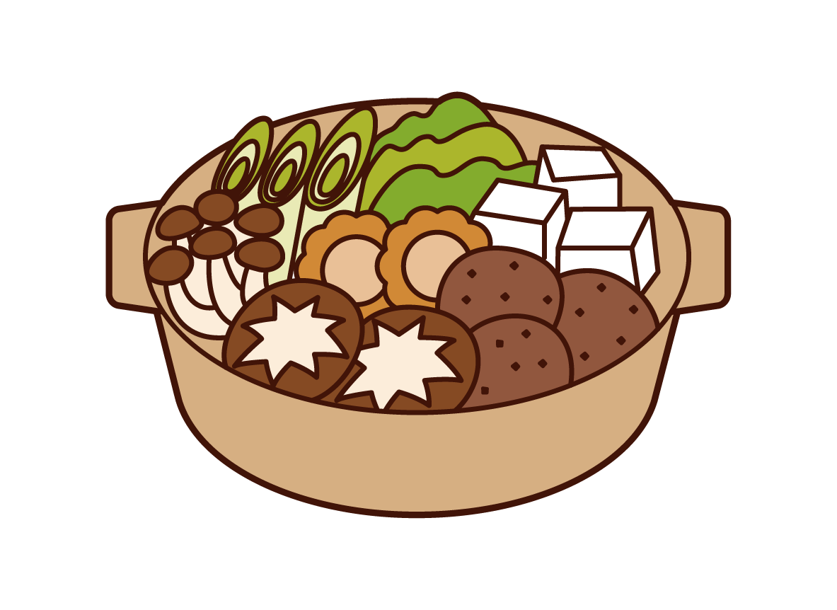 Illustration of pot dishes