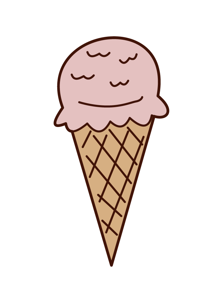 アイスクリームのイラスト フリーイラスト素材 Kukukeke ククケケ
