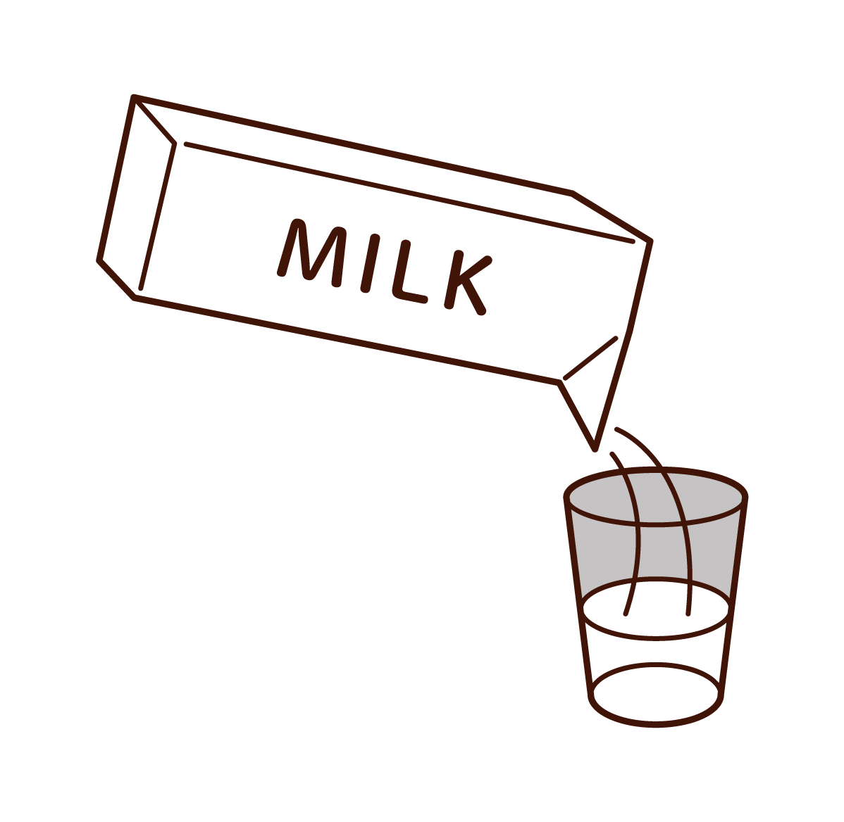 牛奶插圖