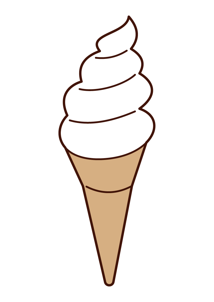 アイスクリームのイラスト